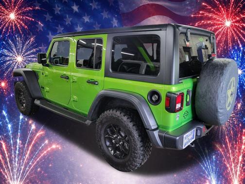 Green 2025 Jeep Wrangler Sport