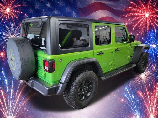 Green 2025 Jeep Wrangler Sport