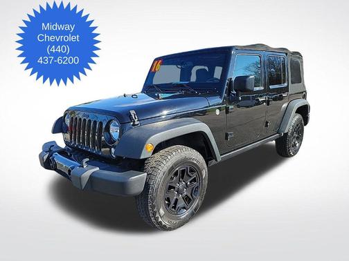 Black Clearcoat 2016 Jeep Wrangler Unlimited Sport