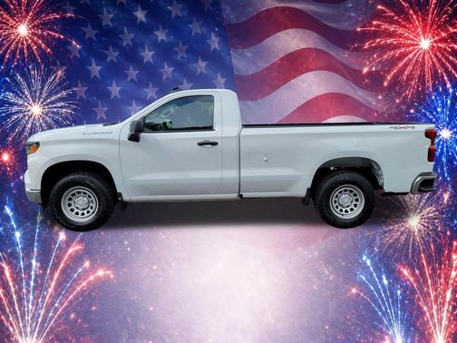 Summit White 2026 Chevrolet Silverado 1500 WT