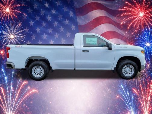 Summit White 2026 Chevrolet Silverado 1500 WT