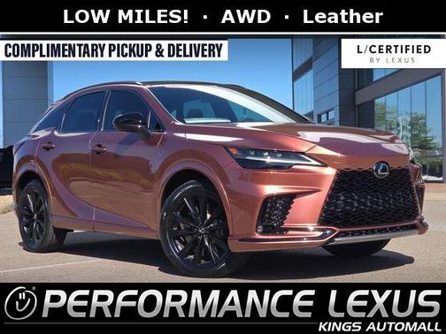 Copper 2023 Lexus RX 500h F SPORT Performance