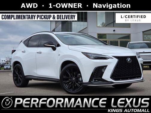 Ultra White 2024 Lexus NX 350 F SPORT Handling