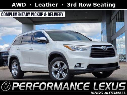Blizzard Pearl 2016 Toyota Highlander Limited
