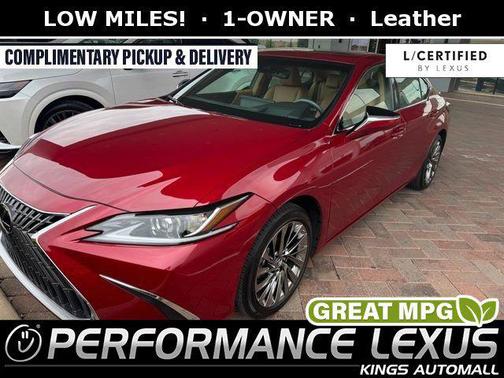 Matador Red Mica 2024 Lexus ES 350 Luxury