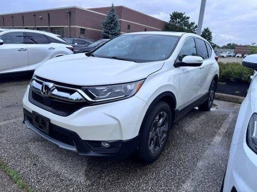 White Diamond Pearl 2018 Honda CR-V EX-L