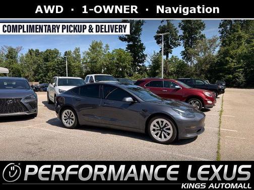Midnight Silver Metallic 2022 Tesla Model 3 Long Range