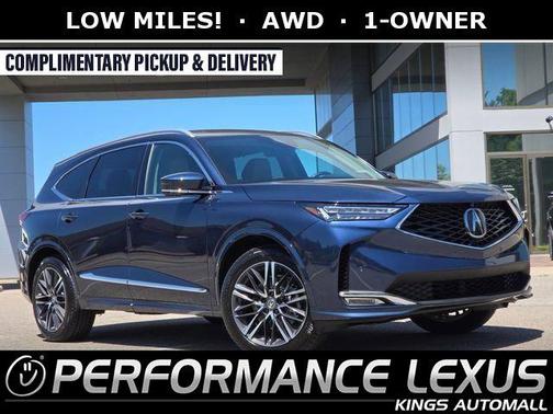 Canyon River Blue Metallic 2026 Acura MDX Advance Package