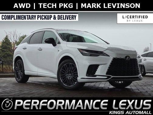 Ultra White 2025 Lexus RX 500h F SPORT Performance