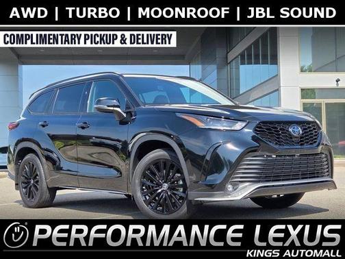 Midnight Black Metallic 2023 Toyota Highlander XSE