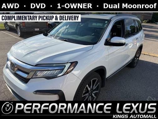 Platinum White Pearl 2021 Honda Pilot AWD Elite