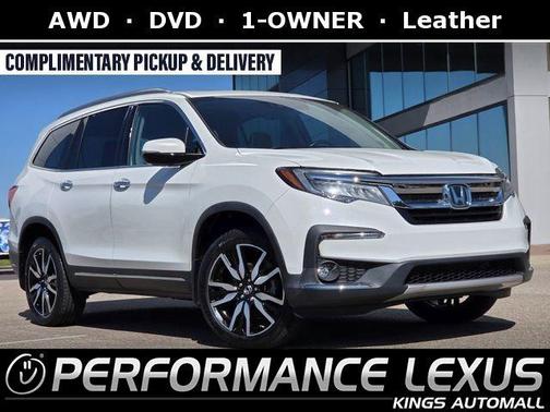 Platinum White Pearl 2021 Honda Pilot AWD Elite