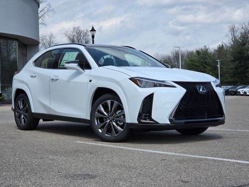 Ultra White/Obsidian 2026 Lexus UX 300h F SPORT Design