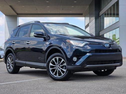Blue 2018 Toyota RAV4 Hybrid Limited