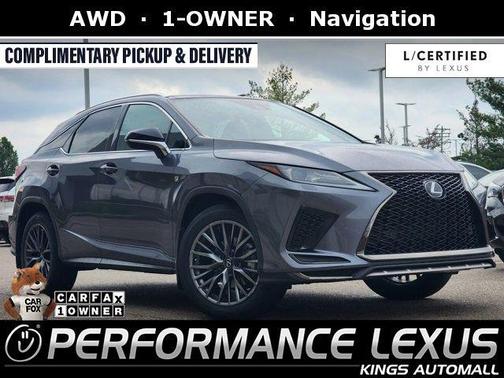2022 Lexus RX 350 F SPORT Handling
