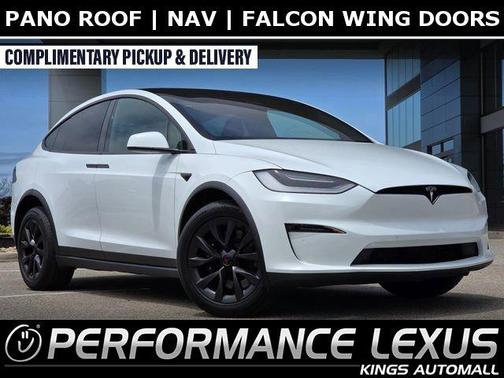Pearl White Multi-Coat 2023 Tesla Model X Standard Range
