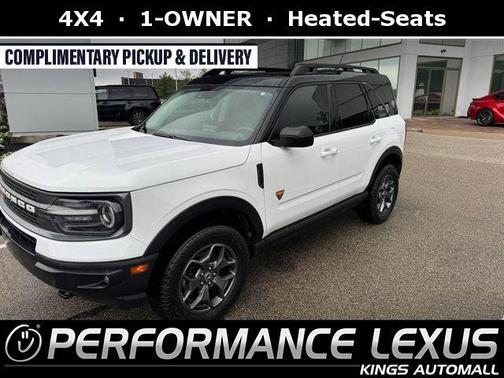 Oxford White 2022 Ford Bronco Sport Badlands