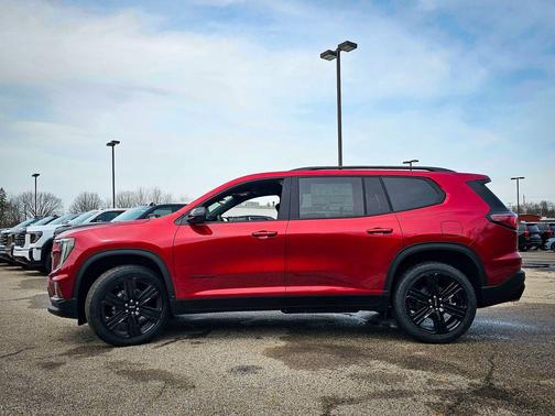 Volcanic Red Tintcoat 2026 GMC Acadia Elevation AWD