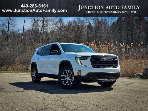 Summit White 2026 GMC Acadia AT4 AWD