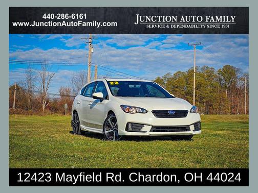 Crystal White Pearl 2022 Subaru Impreza Sport