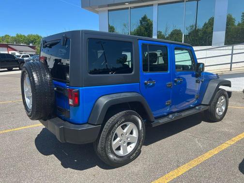 Hydro Blue Pearl Coat 2016 Jeep Wrangler Unlimited Sport