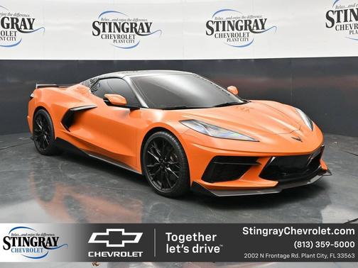 Orange 2023 Chevrolet Corvette Stingray w/3LT