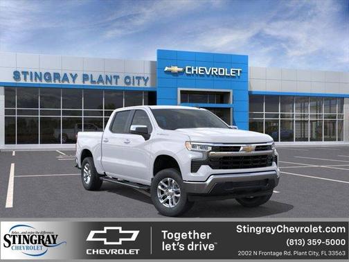Summit White 2026 Chevrolet Silverado 1500 LT