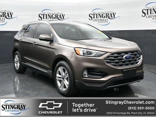 Stone Gray Metallic 2019 Ford Edge SEL