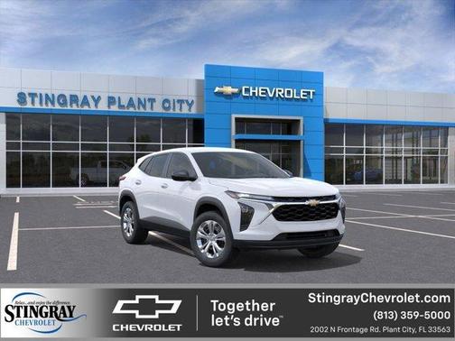 Summit White 2026 Chevrolet Trax LS