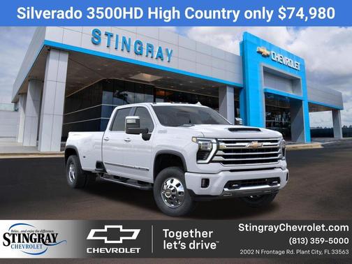 Summit White 2026 Chevrolet Silverado 3500 High Country