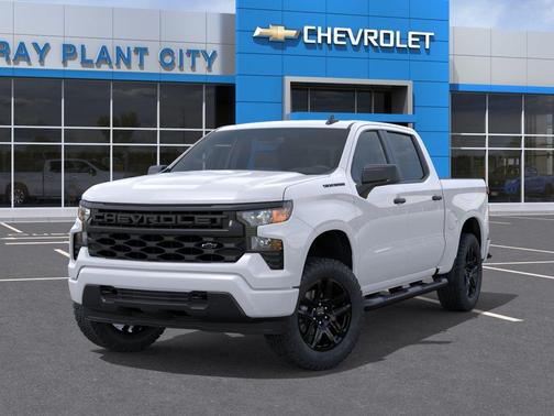 Summit White 2026 Chevrolet Silverado 1500 Custom