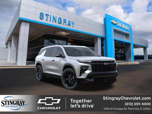 Sterling Gray Metallic 2026 Chevrolet Traverse RS