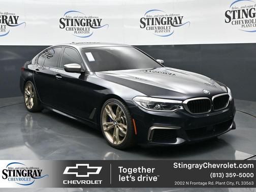 Carbon Black Metallic 2018 BMW M550 i xDrive