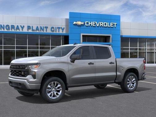 Sterling Gray Metallic 2026 Chevrolet Silverado 1500 Custom