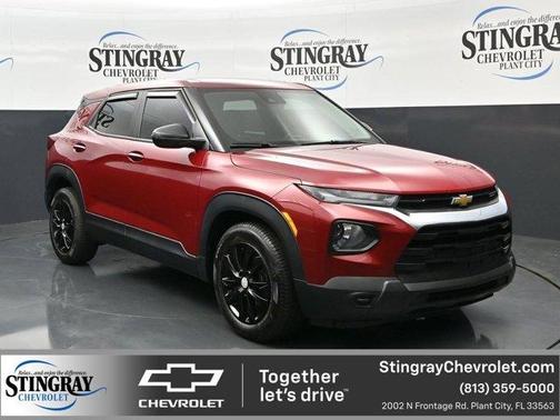Scarlet Red Metallic 2021 Chevrolet Trailblazer LS
