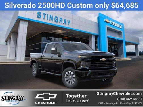 Black 2026 Chevrolet Silverado 2500 Custom