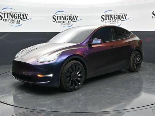 Purple 2022 Tesla Model Y Performance