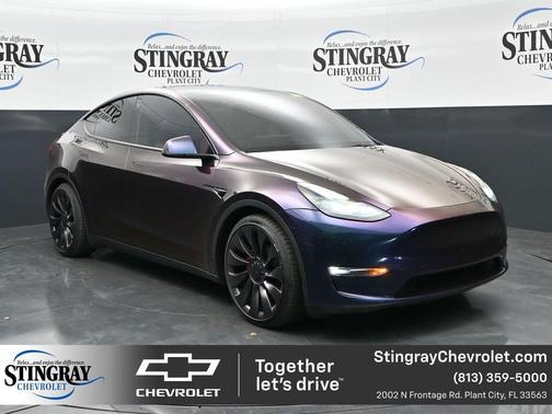 Purple 2022 Tesla Model Y Performance