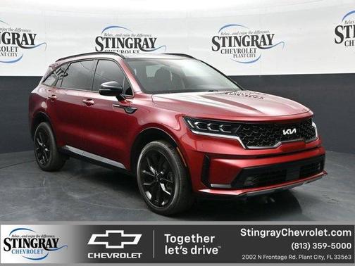Passion Red Tintcoat 2023 Kia Sorento SX