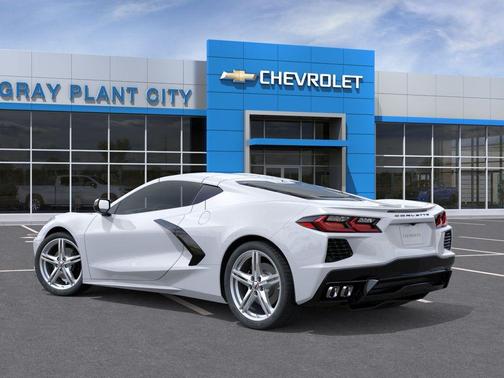 Arctic White 2026 Chevrolet Corvette Stingray w/1LT
