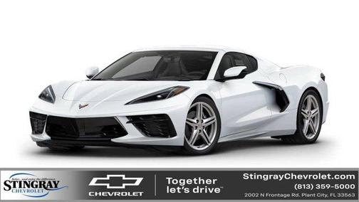 Arctic White 2026 Chevrolet Corvette Stingray w/1LT