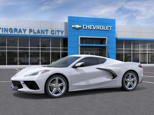 Arctic White 2026 Chevrolet Corvette Stingray w/1LT