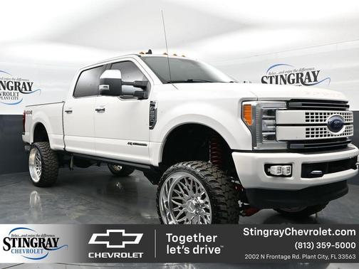 White Platinum Clearcoat Metallic 2019 Ford F-250 Platinum