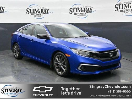 Blue 2020 Honda Civic EX