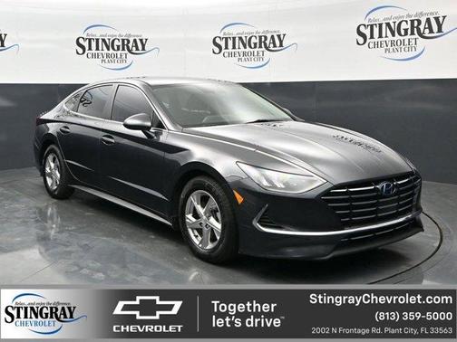 Portofino Gray 2021 Hyundai SONATA SE