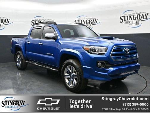 Blazing Blue 2017 Toyota Tacoma Limited