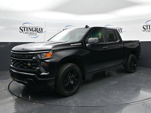 Black 2025 Chevrolet Silverado 1500 Custom