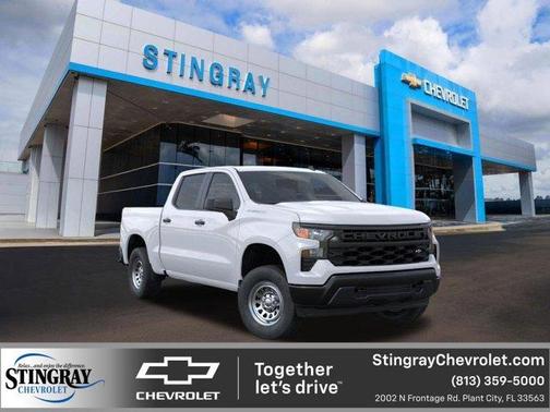 Summit White 2026 Chevrolet Silverado 1500 WT