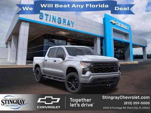 Sterling Gray Metallic 2026 Chevrolet Silverado 1500 Custom