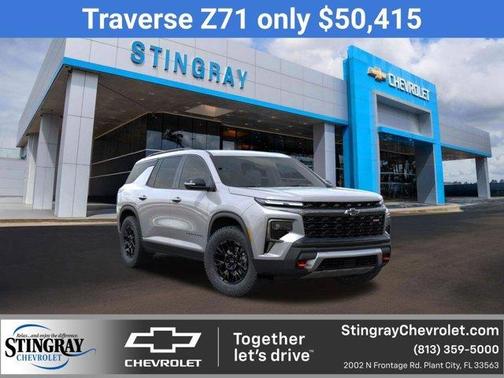 Sterling Gray Metallic 2026 Chevrolet Traverse Z71